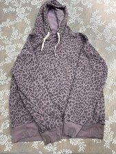 purple cheetah pullover hoodie