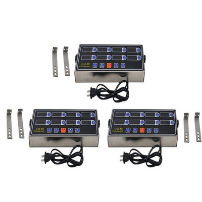 3 Stück Küchentimer 8 Kanal Digitalanzeige lauter Alarm Timer, Kochtimer