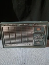 Vintage Realistic Patrolman Solid State Radio MW/VHF Police Monitor 147-175 MC