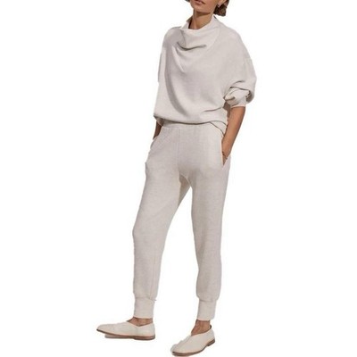 Varley Women s The Slim Cuff Pant Ivory Marl | Size S