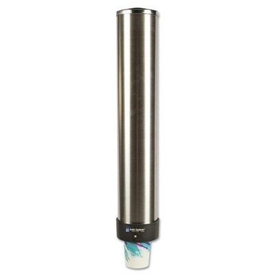 San Jamar C3400P 12 oz. to 24 oz. Water Cup Dispenser w/ Removable Cap - L New
