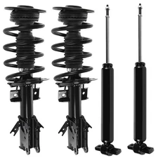 2 Front Complete Struts Springs+ 2 Rear Shocks Absorbers For 2013-20 Ford Fusion