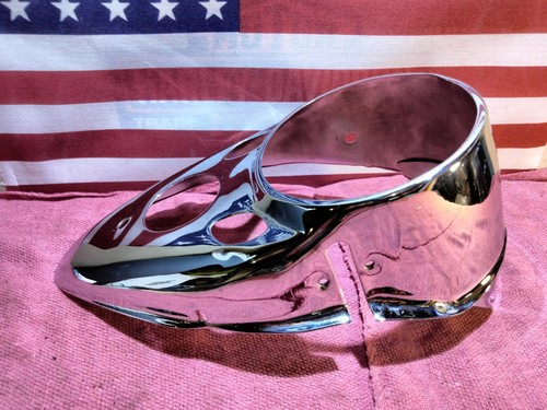 Drag Specialties Cats Eye Dash Cover Custom for 47-84 Harley Models DS-373645 - Picture 4 of 10