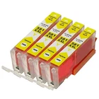 4 Yellow CLI-581XL Ink Cartridges For Canon PIXMA TS8152 TS8252 TS8352 TS9155