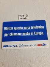Schede Telefoniche - P.f. Sip Golden 279 Nuova Non Magnetica 