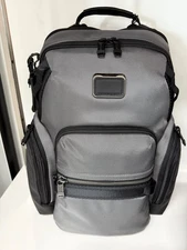 NEW Tumi ALPHA BRAVO NAVIGATION Ballistic Nylon 16.0” Backpack - CHARCOAL GRAY
