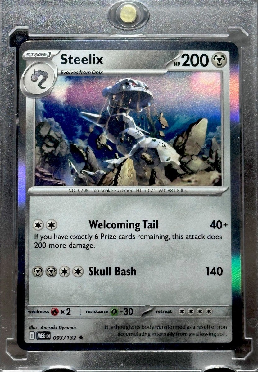 steelix pokemon card M Diamond Steelix Ex Pokemon Card