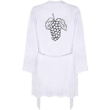 'Grapes with Leafs' Adult Dressing Robe / Gown RO049492 