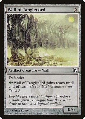Wall of Tanglecord 1x  MtG Scars of Mirrodin SP/NM