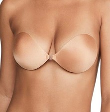 Nubra seamless strapless Pushups D cup bra color tan 48