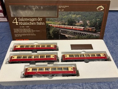 BEMO H0m A 1141-1144 4 Salonwagen der RhB Rhätischen Bahn 7272 114