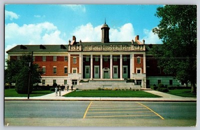 Waco TX Texas Baylor University Student Union Building Chrome Postcard Unused