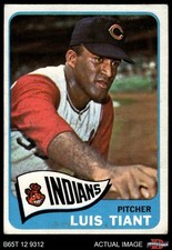 1965 Topps #145 Luis Tiant Indians RC 2 - GOOD