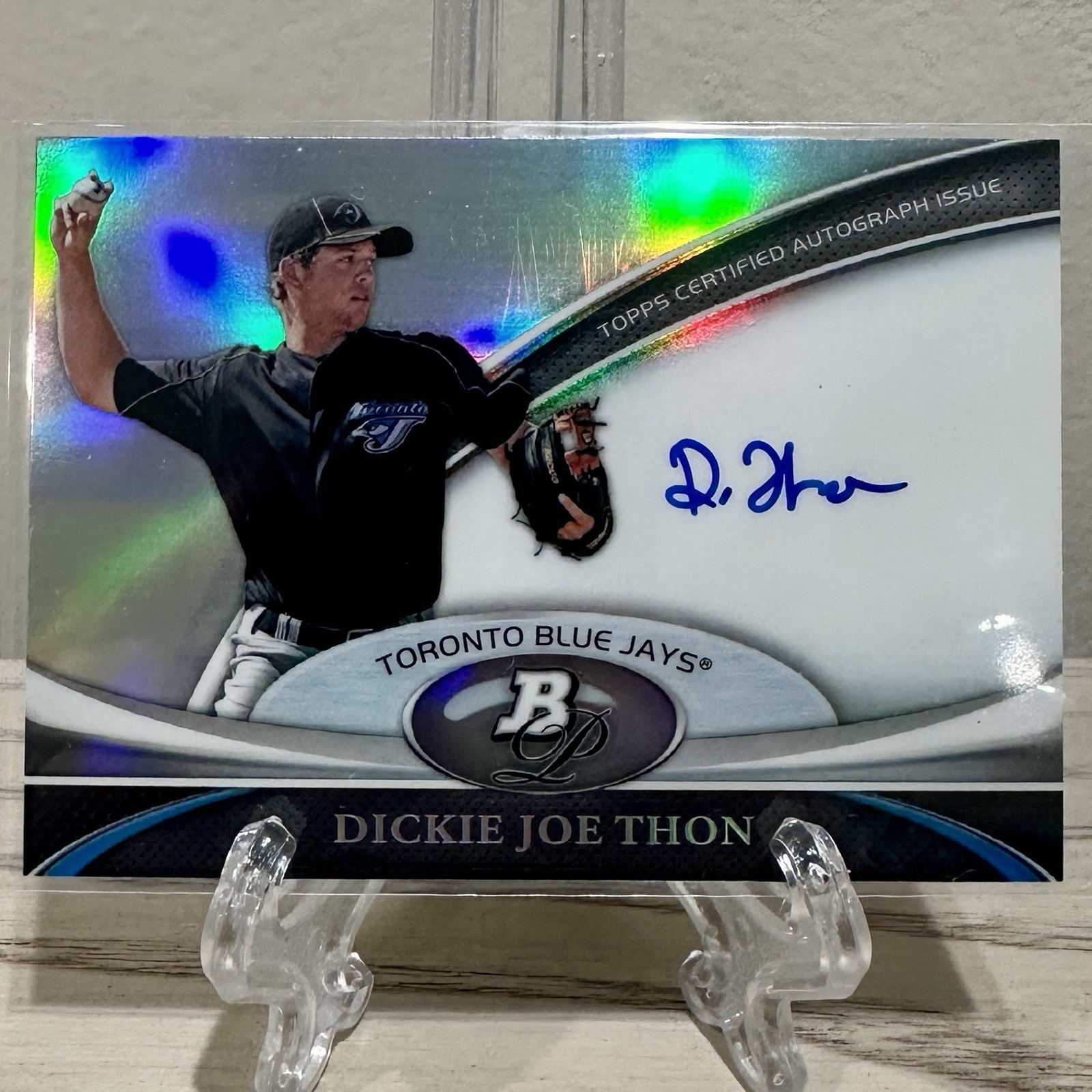 2011 Bowman Platinum - Dickie Joe Thon #BPA-DJ Auto Rookie Card RC Prospect