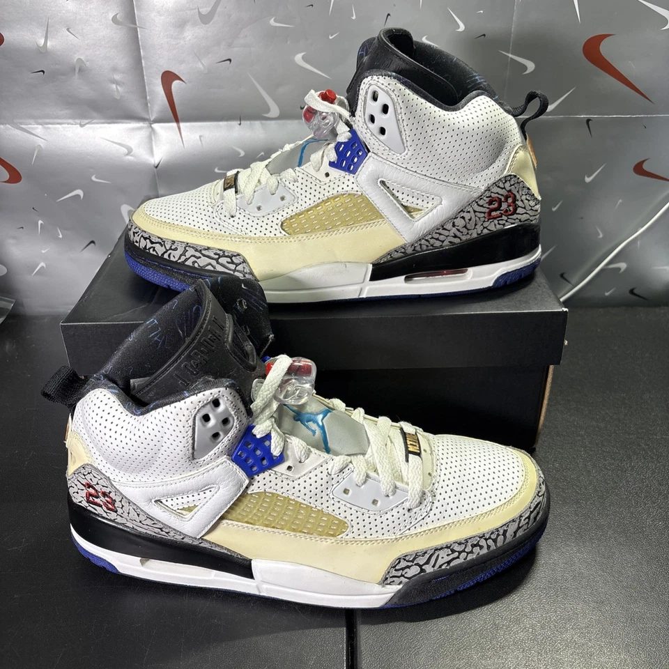 Размер 11,5 - Nike Air Jordan Spizike виноград белый/фиолетовый/серый - 315371-102 - Изображение 2 из 4