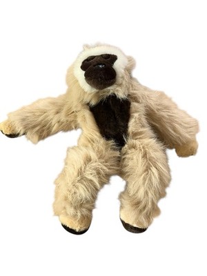 Vintage 1988 Monkey Chrisha Creation Playful Plush Shaggy W/Tags Eyes Closed