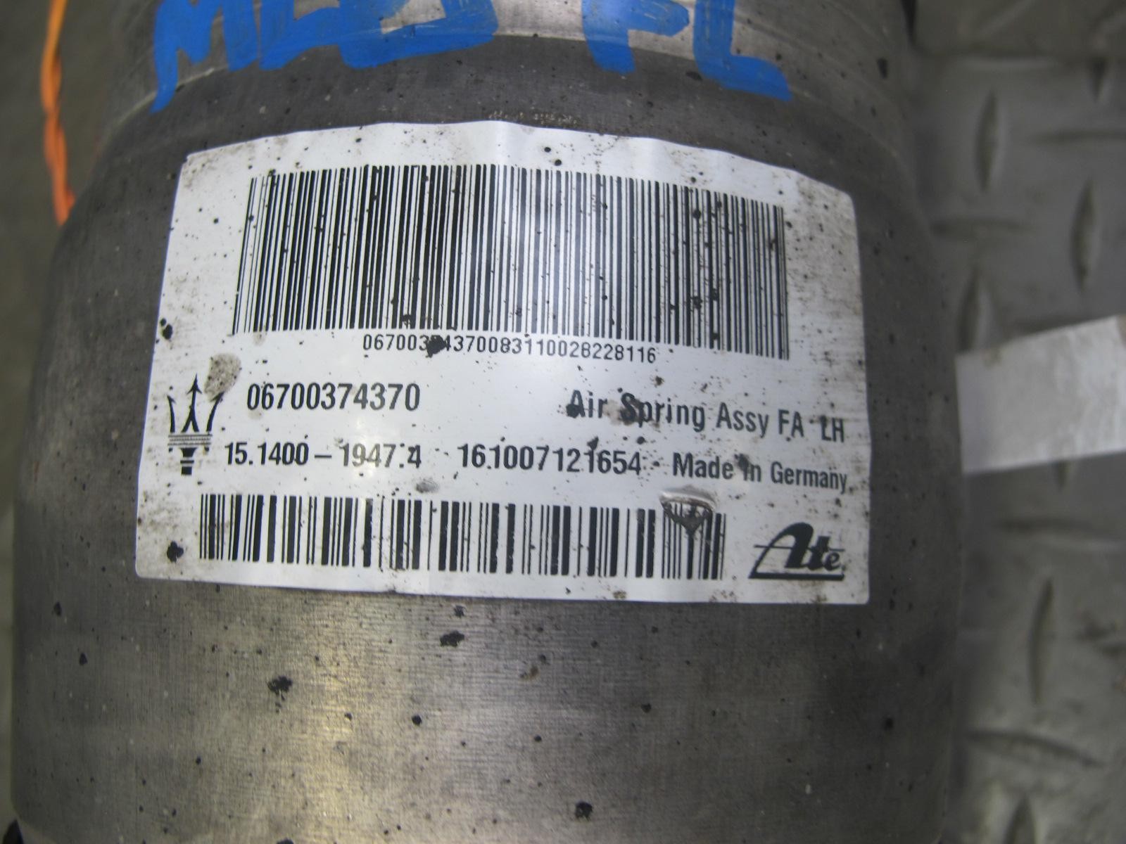 2017-2020 MASERATI LEVANTE M161 AWD FRONT LEFT AIR STRUT SHOCK ABSORBER 94K