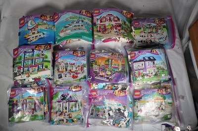LEGO Friends Lot Sets Instructions Partial Builds Mixed Pieces Bundle