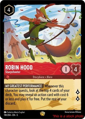 Robin Hood - Sharpshooter [Lorcana TCG 5 - 118/204] Normal