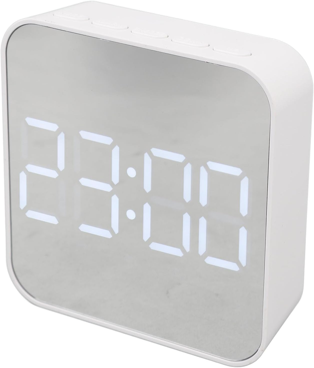 LED Digital Clock, Electronic LED Alarm Clock with 2 Alarm Settings and Temp Dat