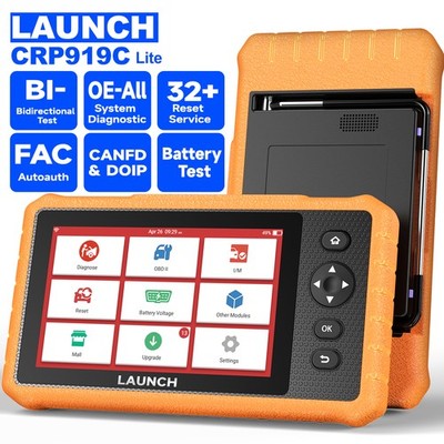 Bidirectional OBD2 Scanner Car Diagnostic Tool Injector Coding TPS Gear Learning