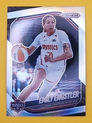 2025 Panini WNBA Prizm Emily Engstler #84 Silver Prizms Mystics