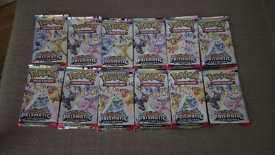 12x Prismatic Evolutions Booster Packs - Pokemon TCG - New SEALED Lot