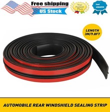 3m9.8ft Car Door Window Weatherstrip Edge Seal Strip Guard Rubber Moulding Trim