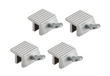4 Pack Sliding Window Locks   Aluminum Security for sliver