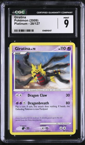 Giratina graded CGC 9 for sale on eBay