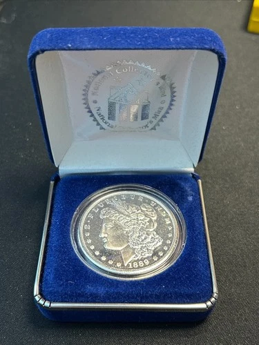 1889 CC Morgan Silver Dollar Proof Coin National Collerctors Unciculated