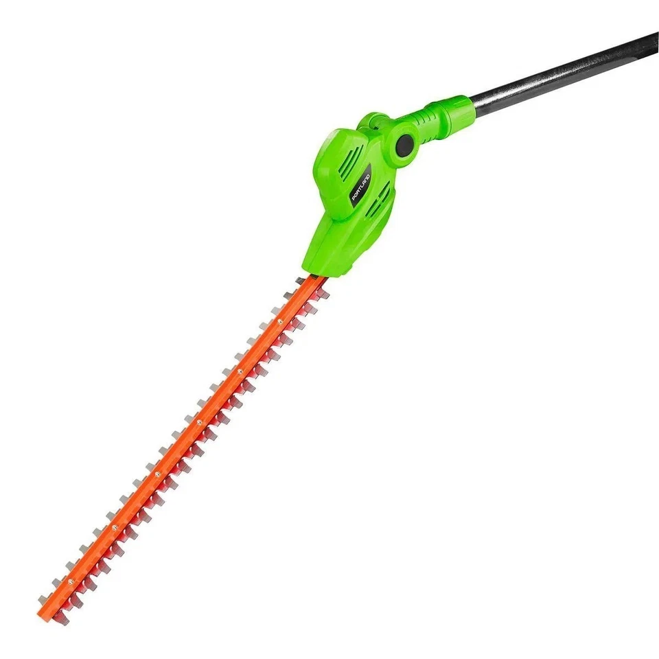 3.5 Amp 21" Electric Telescoping Pole Hedge Trimmer Tool with Dual-Action Blade - Image 4 of 4