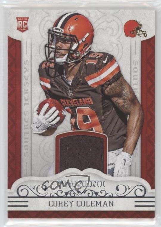 2016 Panini Squires Jerseys Corey Coleman #5 Rookie RC 0h13