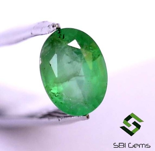8x6 mm Certified Natural Emerald Oval Cut 1.29 CTS Untreated Loose Gemstone - Picture 2 of 4
