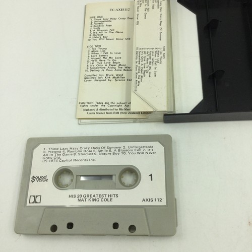 The Nat King Cole Audio Story ~ Jazz, Ballads and Christmas Music LOT 5 cassette - Imagen 7 de 11