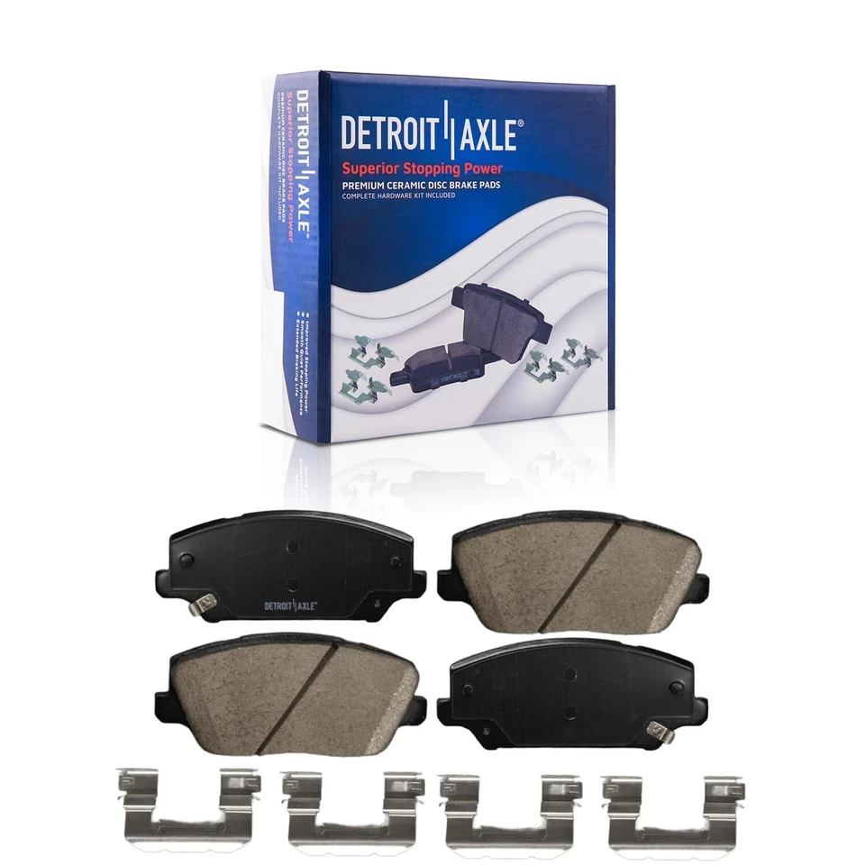 Kit de rotores y pastillas de freno de disco delanteros traseros para Kia Cadenza 2017 2018 2020 Foto 4 de 4