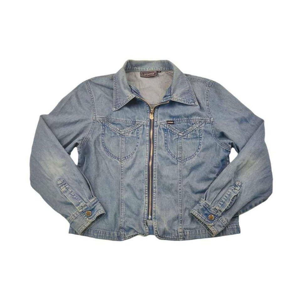 ジャケット・アウター RULE THE FATE denim jacket SIZE 1 Woman's Lafei nier Jean denim Jacket Size M Worn In Look