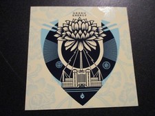 SHEPARD FAIREY Obey Giant EARTH CRISIS Green Energy Sticker 4