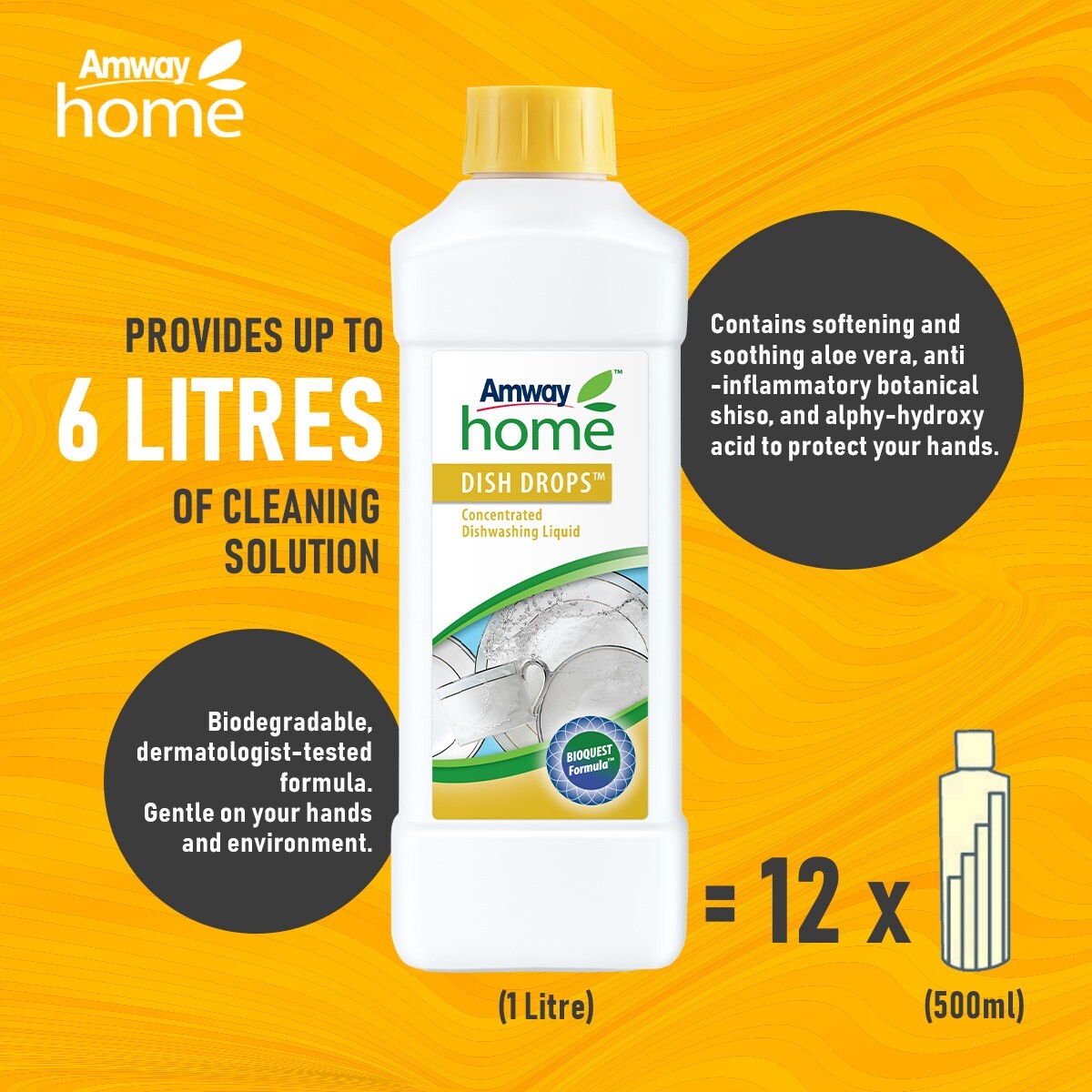 Amway home ディッシュ・ドロップ 3本セット アムウェイ
