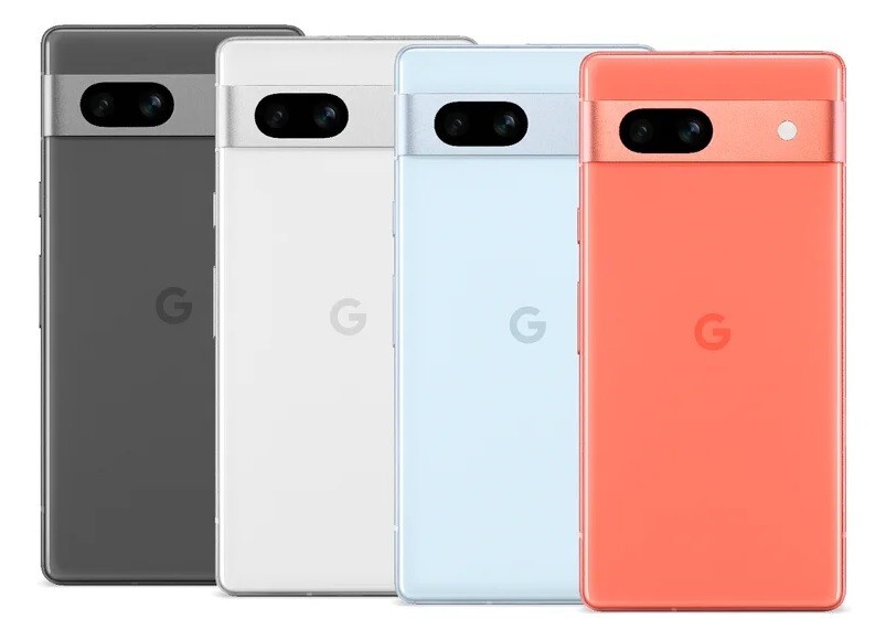 Google Pixel 7A - 128GB - Charcoal Sea Snow Coral - Unlocked Google Pixel 7A - 128GB - Charcoal Sea Snow Coral - Unlocked