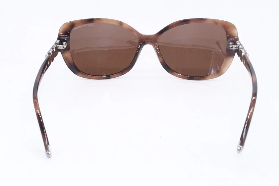NUEVAS GAFAS DE SOL JUDITH LEIBER COUTURE SER46605 SUPERNOVA MADERA DE SOL AUTÉNTICAS 57-15 Foto 4 de 4