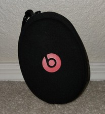 Beats Headphones Soft Case Black Zip Oval