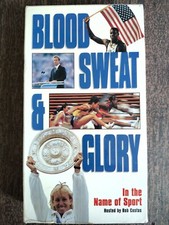 Blood Sweat & Glory In The Name of Sport Vhs Bob Costas 