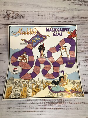 1993 Pizza Hut Disney's Aladdin Magic Carpet Game Board Promo