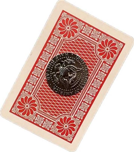 2X Magnetic Playing Cards Make Coins Vanish Easy Gimmick Card Card Trick - Picture 2 of 6