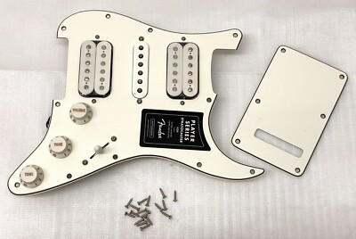 Genuine MIM Fender LOADED PICKGUARD Strat Pickup Set HSH Humbucker