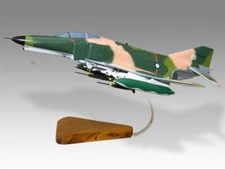 McDonnell Douglas F-4E Phantom RAAF Desk Wood Airplane Model Small Scale 1/72