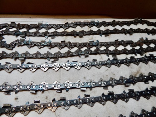 5x Used Mix Lot Chainsaw Chains Many Lengths You Sharpen & Resale Or Use 5O - Picture 2 of 4