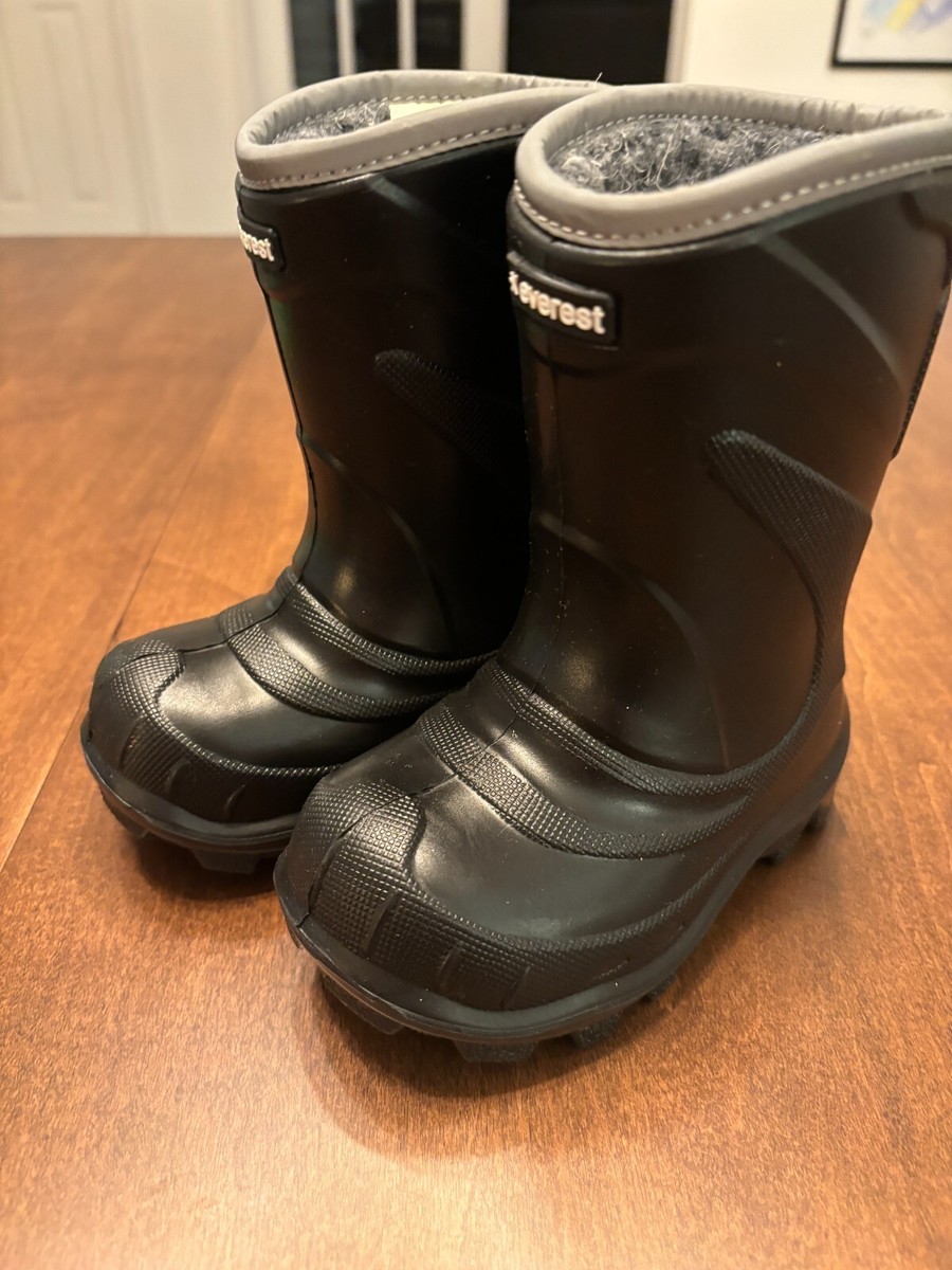 Everest (Bought in Sweden) Toddler Snow Boots Black Size 6 | eBay