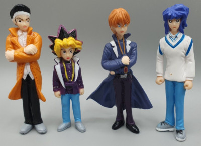 Yu-Gi-Oh Figuren   Seto Kaiba, Ryo Bakura, Yugi Muto, Tristan Taylor   2000  